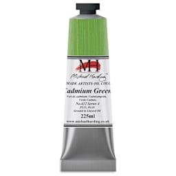 Michael Harding Artists Oil Color - Cadmium Green, 225 ml tube