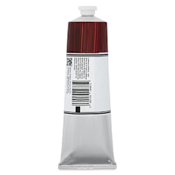 Michael Harding Artists Oil Color - Permanent Brown, back of 225 ml tube