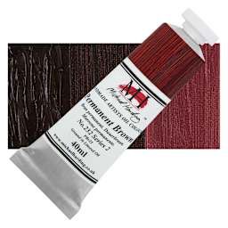 Michael Harding Artists Oil Color - Permanent Brown, 40 ml tube