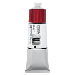 Michael Harding Artists Oil Color - Madder Brown, back of 225 ml tube