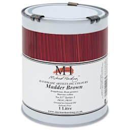 Michael Harding Artists Oil Color - Madder Brown, 1 Liter
