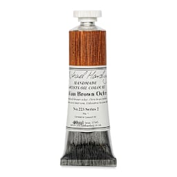 Michael Harding Artist Oil Paint - Italian Brown Ochre, 40 ml tube