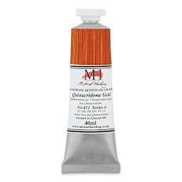 Michael Harding Artists Oil Color – Quinacridone Gold, 40 ml tube