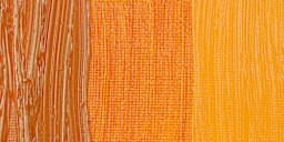 Michael Harding Artists Oil Paint - Indian Yellow Red Shade swatch