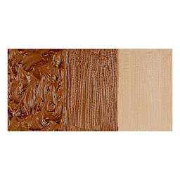 Michael Harding Artists Oil Paint - Italian Brown Ochre swatch