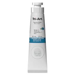 Tri-Art High Viscosity Artist Acrylic - Titanium White, 60 ml tube