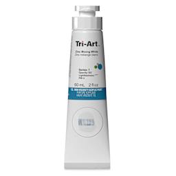 Tri-Art High Viscosity Artist Acrylic - Zinc Mixing White, 60 ml tube