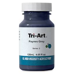 Tri-Art Finest High Viscosity Artist Acrylic - Payne's Gray, 120 ml jar
