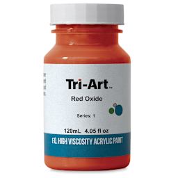 Tri-Art High Viscosity Artist Acrylic - Red Oxide, 120 ml jar