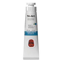 Tri-Art High Viscosity Artist Acrylic - Burnt Crimson, 60 ml tube