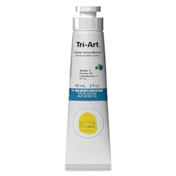 Tri-Art High Viscosity Artist Acrylic - Arylide Yellow Medium, 60 ml tube