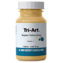 Tri-Art High Viscosity Artist Acrylic - Naples Yellow Hue, 120 ml jar