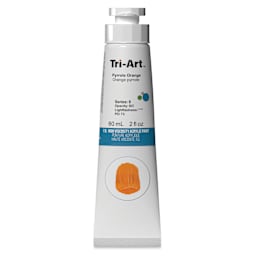 Tri-Art High Viscosity Artist Acrylic - Pyrrole Orange, 60 ml tube