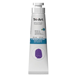 Tri-Art High Viscosity Artist Acrylic - Brilliant Purple, 60 ml tube