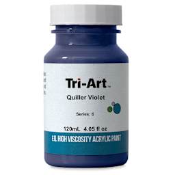 Tri-Art High Viscosity Artist Acrylic - Quiller Violet, 120 ml tube