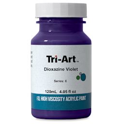 Tri-Art High Viscosity Artist Acrylic - Dioxazine Violet, 120 ml jar
