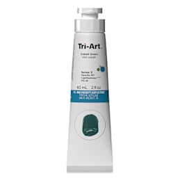 Tri-Art High Viscosity Artist Acrylic - Cobalt Green, 60 ml tube