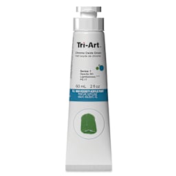 Tri-Art High Viscosity Artist Acrylic - Chromium Oxide Green, 60 ml Tube