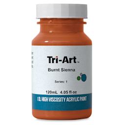 Tri-Art High Viscosity Artist Acrylic - Burnt Sienna, 120 ml