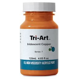Tri-Art High Viscosity Artist Acrylic - Iridescent Copper, 120 ml