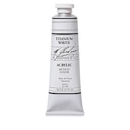 M. Graham Artists' Acrylics - Titanium White, 2 oz tube