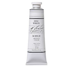 M. Graham Artists' Acrylics - Zinc White, 2 oz tube