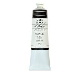 M. Graham Artists' Acrylics - Mars Black, 5 oz Tube