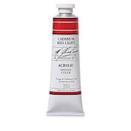 M. Graham Artists' Acrylics - Cadmium Red Light, 2 oz tube