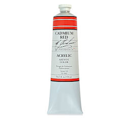 M. Graham Artists' Acrylics - Cadmium Red, 5 oz Tube