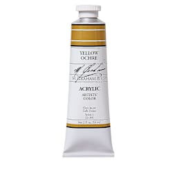M. Graham Artists' Acrylics - Yellow Ochre, 2 oz tube