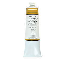 M. Graham Artists' Acrylics - Yellow Ochre, 5 oz Tube