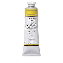 M. Graham Artists' Acrylics - Cadmium Yellow, 2 oz tube