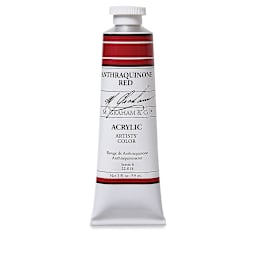 M. Graham Artists' Acrylics - Anthraquinone Red, 2 oz tube