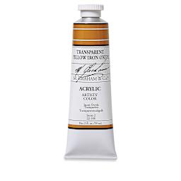 M. Graham Artists' Acrylics - Transparent Yellow Oxide, 2 oz tube