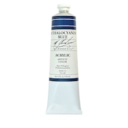 M. Graham Artists' Acrylics - Phthalocyanine Blue, 5 oz Tube