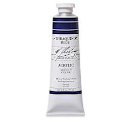 M. Graham Artists' Acrylics - Anthraquinone Blue, 59 ml tube
