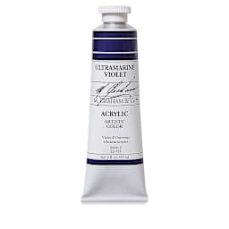M. Graham Artists' Acrylics - Ultramarine Violet, 2 oz tube