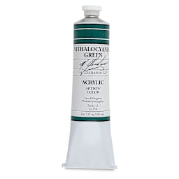 M. Graham Artists' Acrylics - Phthalocyanine Green, 5 oz Tube