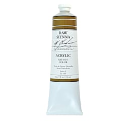 M. Graham Artists' Acrylics - Raw Sienna, 5 oz Tube