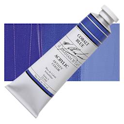 M. Graham Artists' Acrylic - Cobalt Blue, 2 oz and swatch