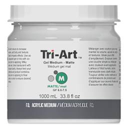 Tri-Art Acrylic Gel Medium - Matte, 1 L