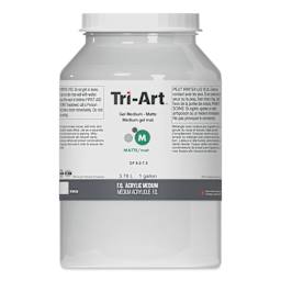 Tri-Art Acrylic Gel Medium - Matte, 3.78 L
