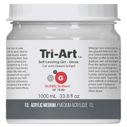Tri-Art Self-Leveling Gel Medium - Gloss, 1 L