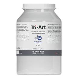 Tri-Art Acrylic Gel Medium - Semi-Gloss, 3.78 L