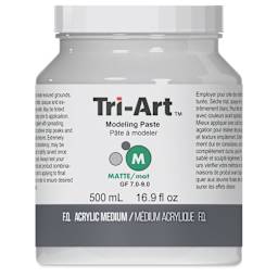 Tri-Art Modeling Paste - Front of 500 ml Jar
