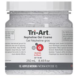 Tri-Art Nepheline Gel Medium - Front of 250 ml bottle
