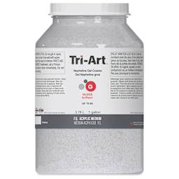 Tri-Art Nepheline Gel Medium - Front of 3.78 liter Jar
