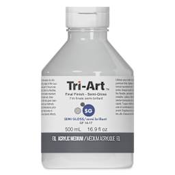 Tri-Art Acrylic Final Finish - Semi Gloss, 500 ml, Bottle
