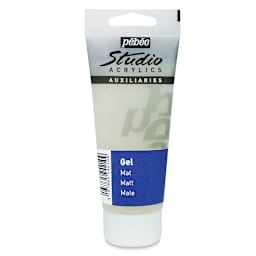Pebeo Acrylic Gel Mediums - Tube of Matte Gel Medium shown upright