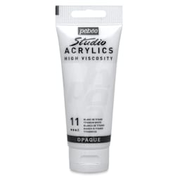 Pebeo High Viscosity Acrylics - Titanium White, 100 ml tube